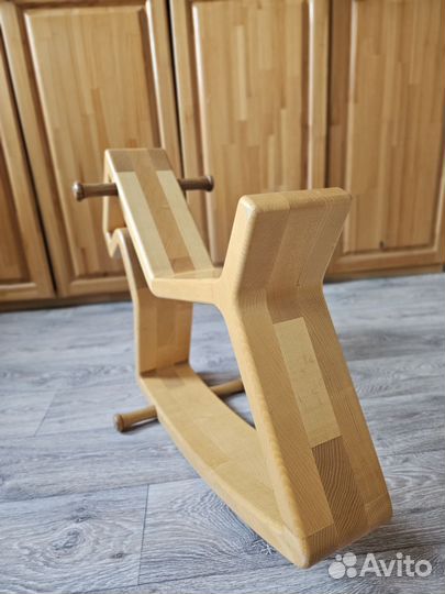 Лошадка качалка деревянная