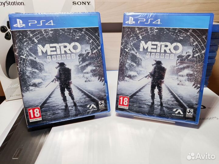 Новый диск Metro Exodus Metro Redux PS5 PS4 Рус