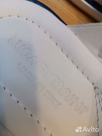 Шлёпанцы кожаные Lucaguerrini 41,44 размер