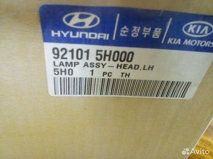 Фара на хэндай hd левая