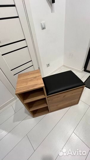 Обувница с мягким сиденьем