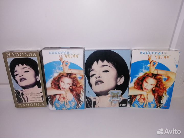 Madonna / Мадонна видео 2 DVD + 2 VHS + книга