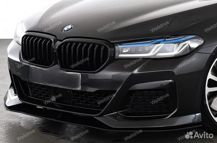 Сплиттер передний BMW 5 G30 рест AC Schnitzer