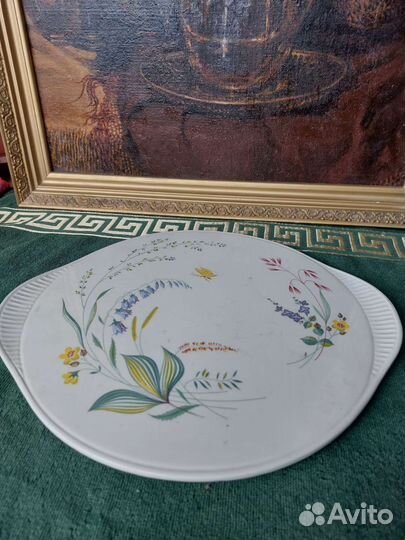 Германия коллекционное блюдо Grünstadt