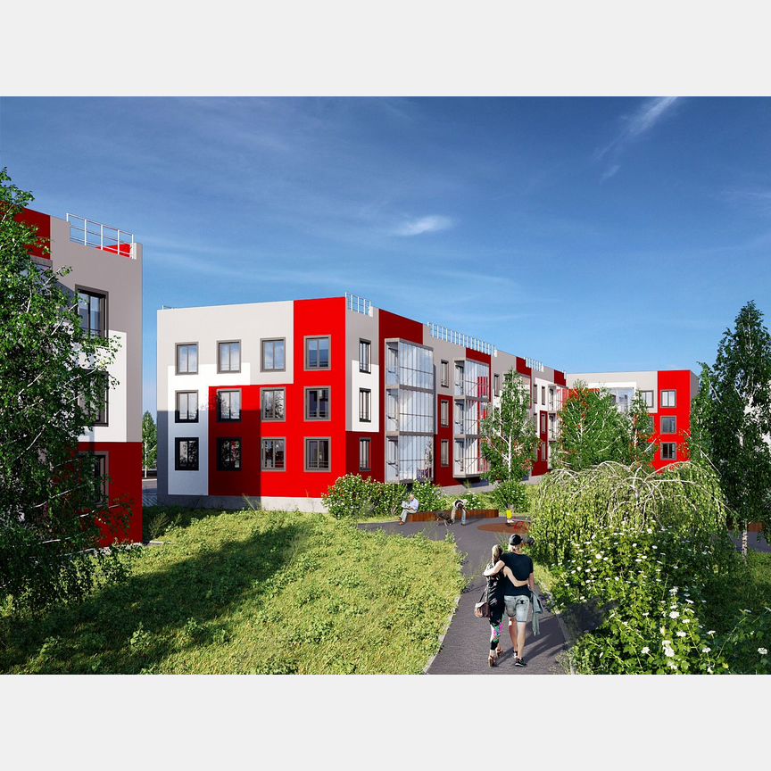 1-к. квартира, 41,2 м², 3/3 эт.