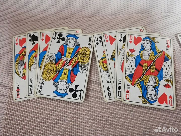 Колода игральных карт комплект винтаж Франция