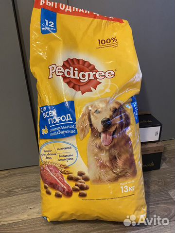 Корм для собак Pedigree 13 кг /Chappi-15кг