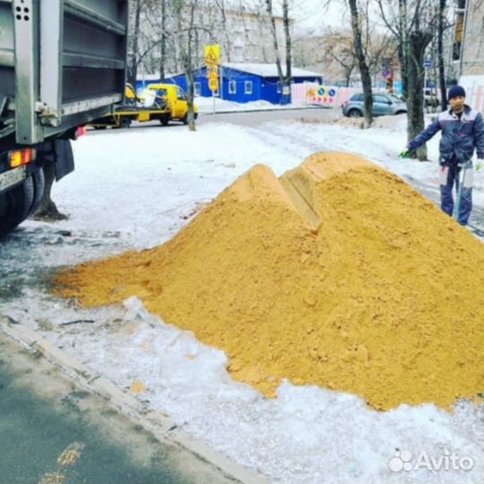 Песок карьерный с доставкой