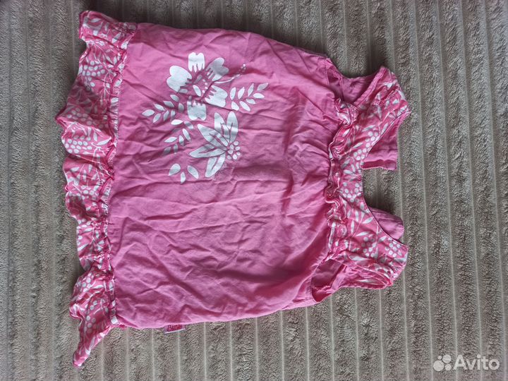 Летнее платье для девочки 68 74