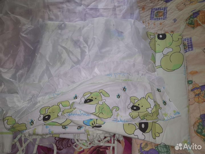 Детские одеяла,бортики в кроватку