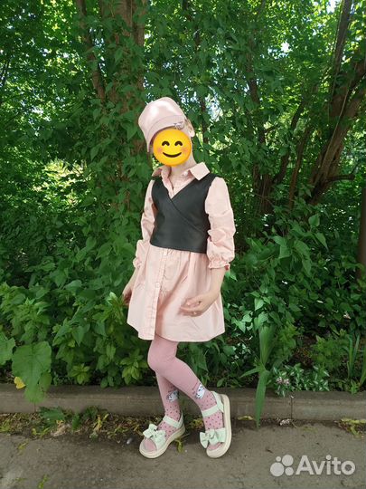 Платье рубашка для девочки