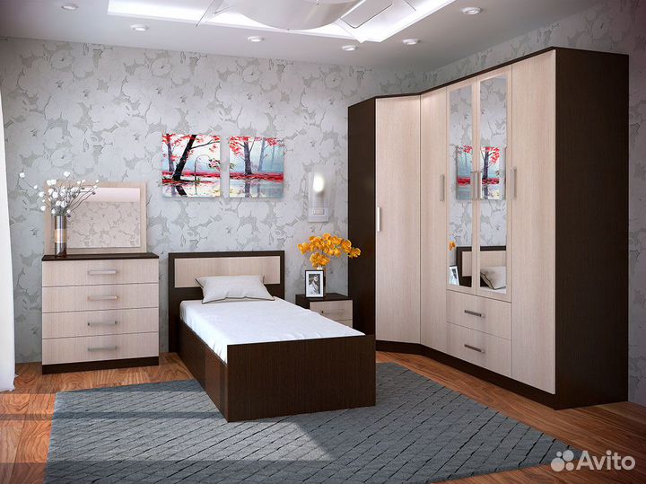 Модульная спальня для детей и подростков Фиеста