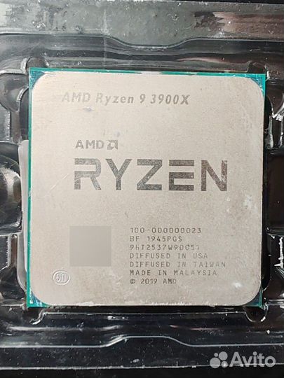 Процессор AMD ryzen 9 3900x