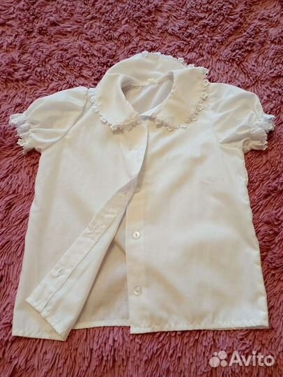 Блузка белая