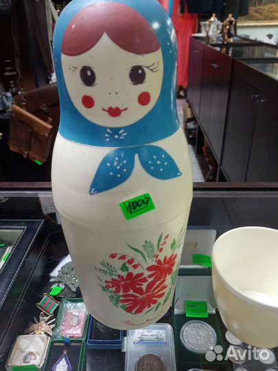 Термос матрёшка СССР