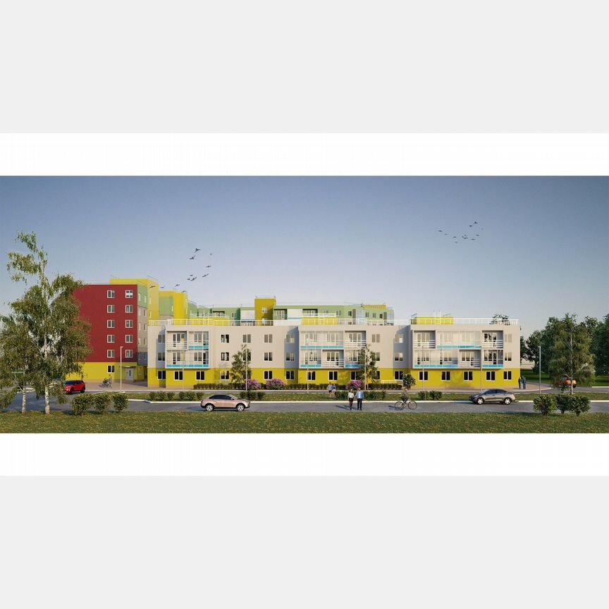 2-к. квартира, 70,5 м², 1/6 эт.