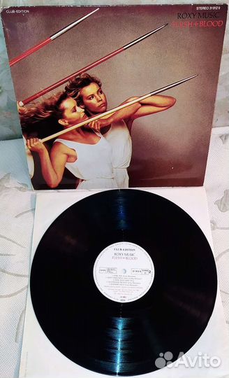 Roxy Music Flesh + Blood 1980 Germ Club LP