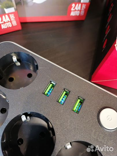 Сетевой фильтр с 3 usb. Отдам остатки. Опт/Розн