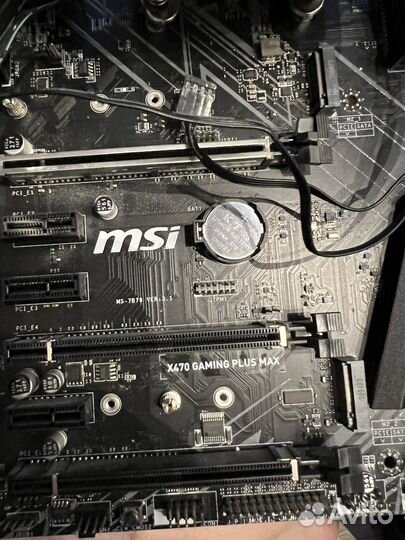 MSI x470 + ryzon 5 3600 +DDR4