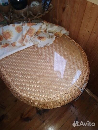 Комплект из натур. ротанга