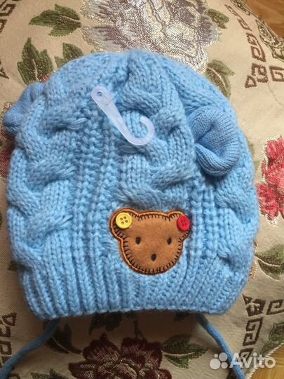 Тёплая детская шапочка