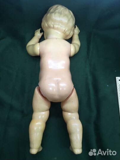 Кукла СССР Пупс. Клеймо охк, целлулоид. Высота 50