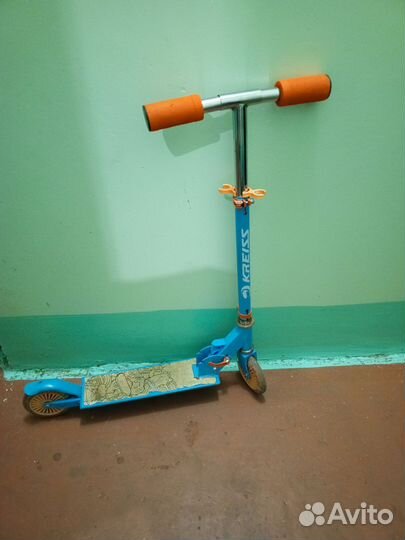 Самокат детский двухколесный бу