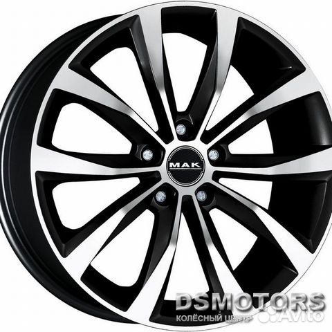 Диски Wolf 7.0/17 5x112 ET54 d57.1 black mirror