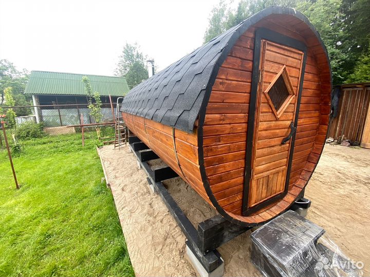Баня бочка под ключ