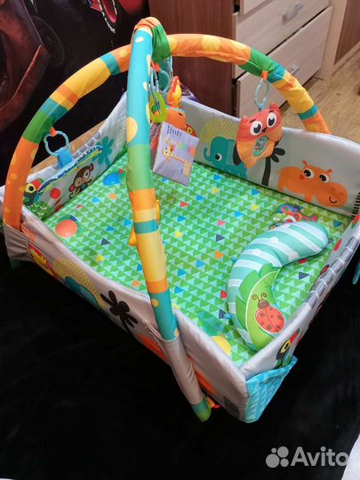 Развивающий коврик happy space новый в коробке