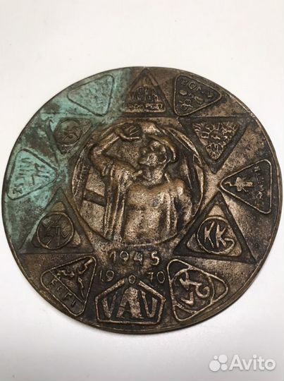 Настольные медали. Знак участника спартакиады