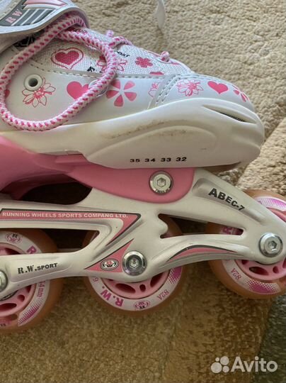 Роликовые коньки детские 32 35