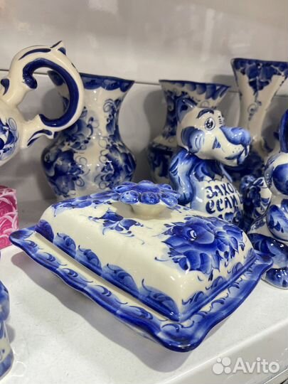 Посуда гжель