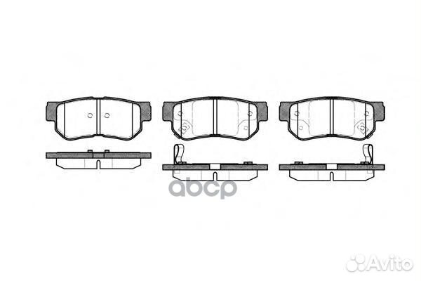 Колодки торм.зад. 2746.02 Road house