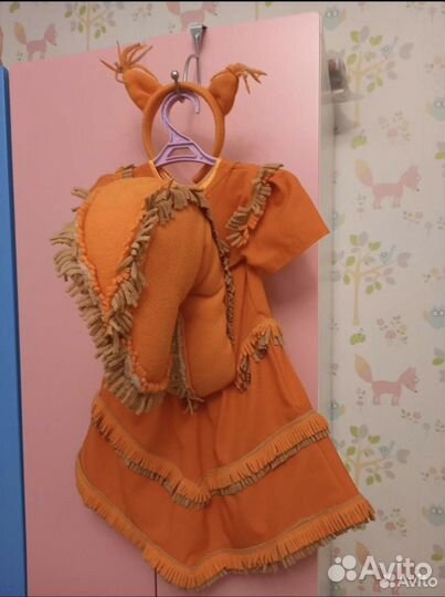 Костюм белочки 3-4 года