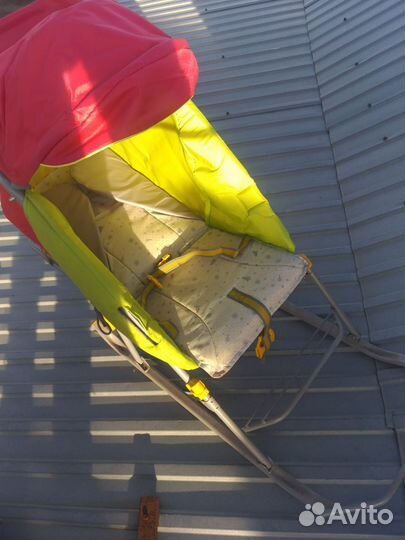 Детские санки коляска nika