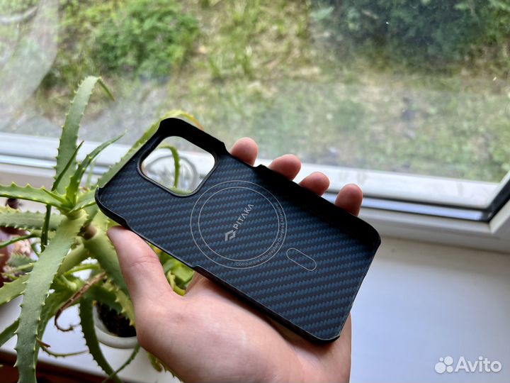 Оригинальный чехол iPhone 13 Pro / Pitaka / Кожа