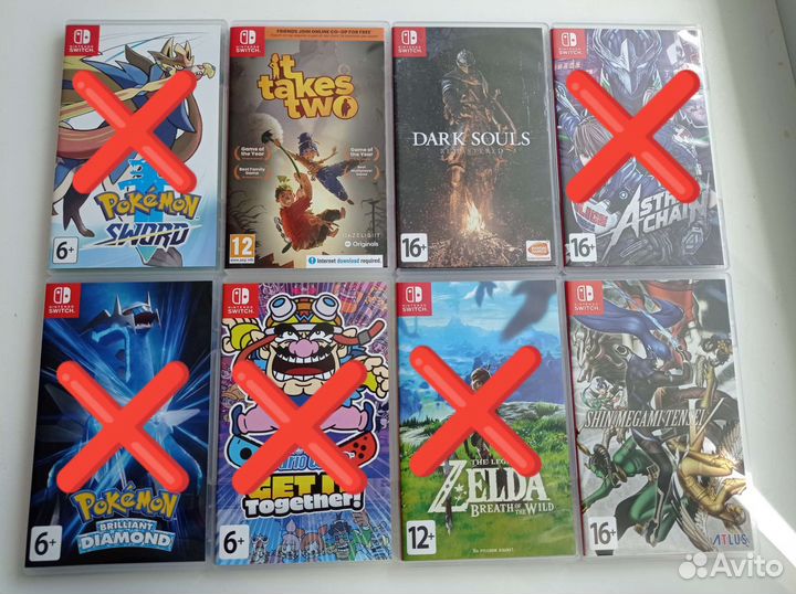 Игры для nintendo switch катриджи