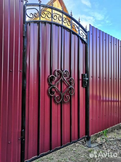 Забор из профнастила