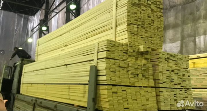 Доска сухая строганная