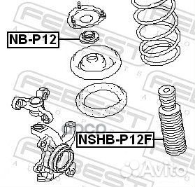 Пыльник переднего амортизатора nissan primera P