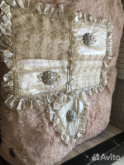 Праздничный комплект покрывало и наволочки