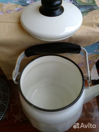 Новый чайник СССР, эмаль, 3,5 литра