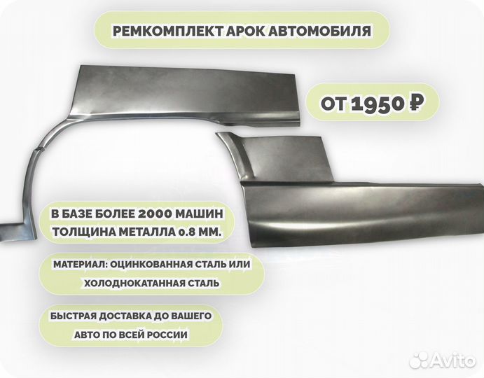 Ремонтные арки на автомобиль