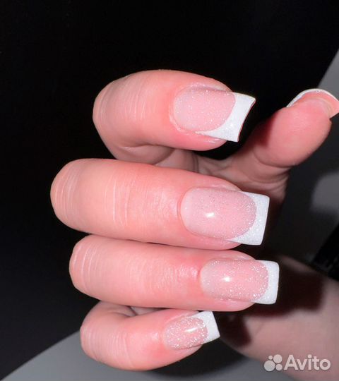 Маникюр наращивание ногтей