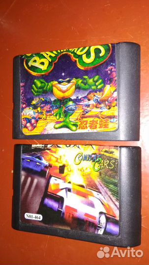 Коллекция оригинальных картриджей Sega Genesis