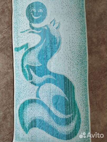 Махровое полотенце времён СССР детское новое