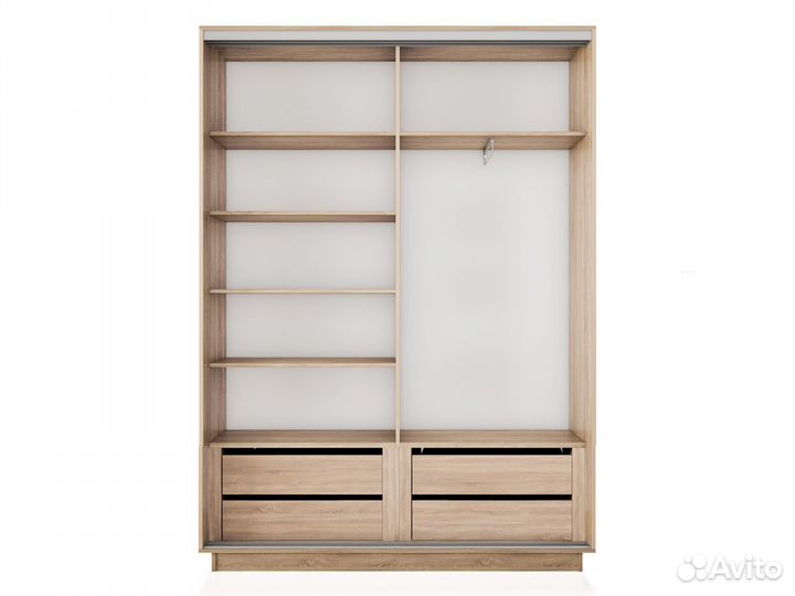 Шкаф купе с зеркалом Экспресс