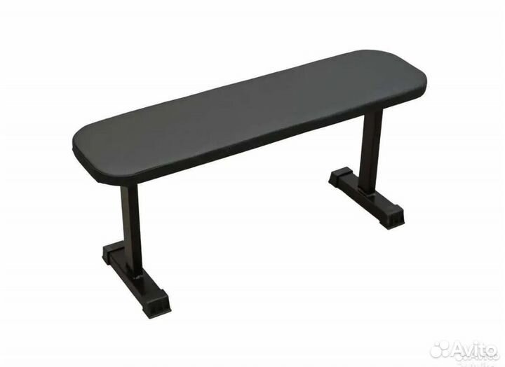 Скамья горизонтальная для жима черная