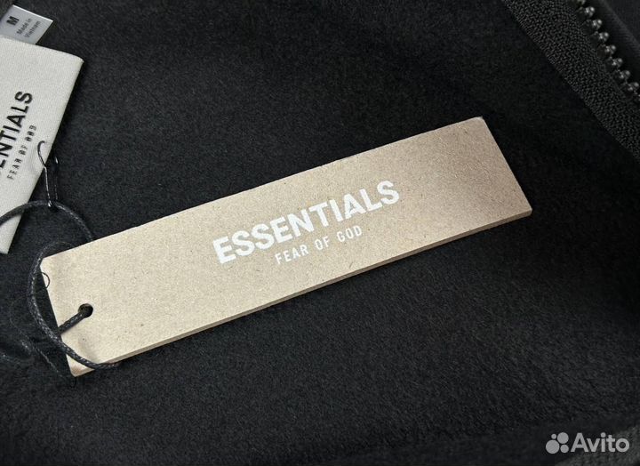 Зип худи Essentials Fear Of God на флисе